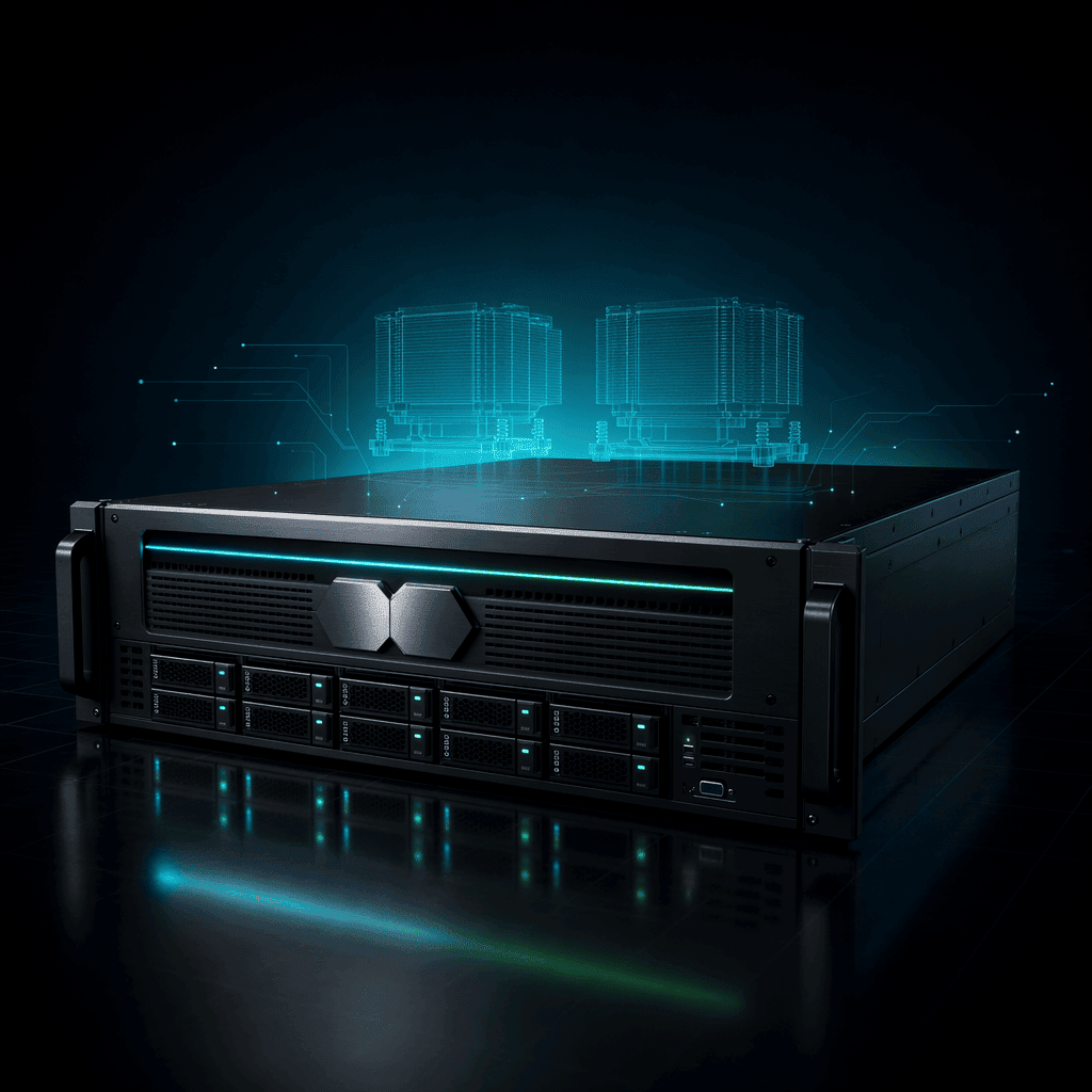 AliasVPS dedicated server — dual-socket bare-metal chassis